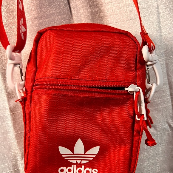 adidas Bags Adidas Crossbody Nylon Bag Red White Poshmark